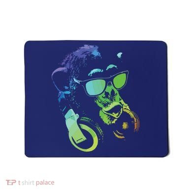 Monkey Chimp With Sunglasses And Headphones Mousepad