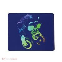 Monkey Chimp With Sunglasses And Headphones Mousepad thumb 0