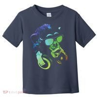 Monkey Chimp With Sunglasses And Headphones Toddler T-Shirt thumb 0