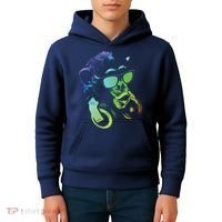 Monkey Chimp With Sunglasses And Headphones Kids Hoodie thumb 4