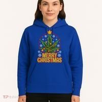 Merry Christmas Weed Marijuana Leaf Christmas Tree Pot Leaf Gift Hoodie thumb 5