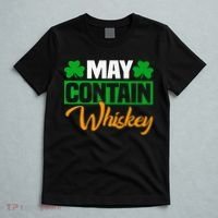 May Contain Whiskey Funny Irish St. Patrick's Day T-Shirt thumb 5