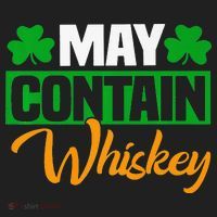 May Contain Whiskey Funny Irish St. Patrick's Day Beanie thumb 2