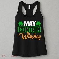 May Contain Whiskey Funny Irish St. Patrick's Day Women's Tank Top thumb 3