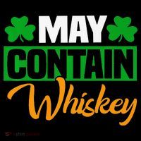 May Contain Whiskey Funny Irish St. Patrick's Day Toddler Hoodie thumb 2