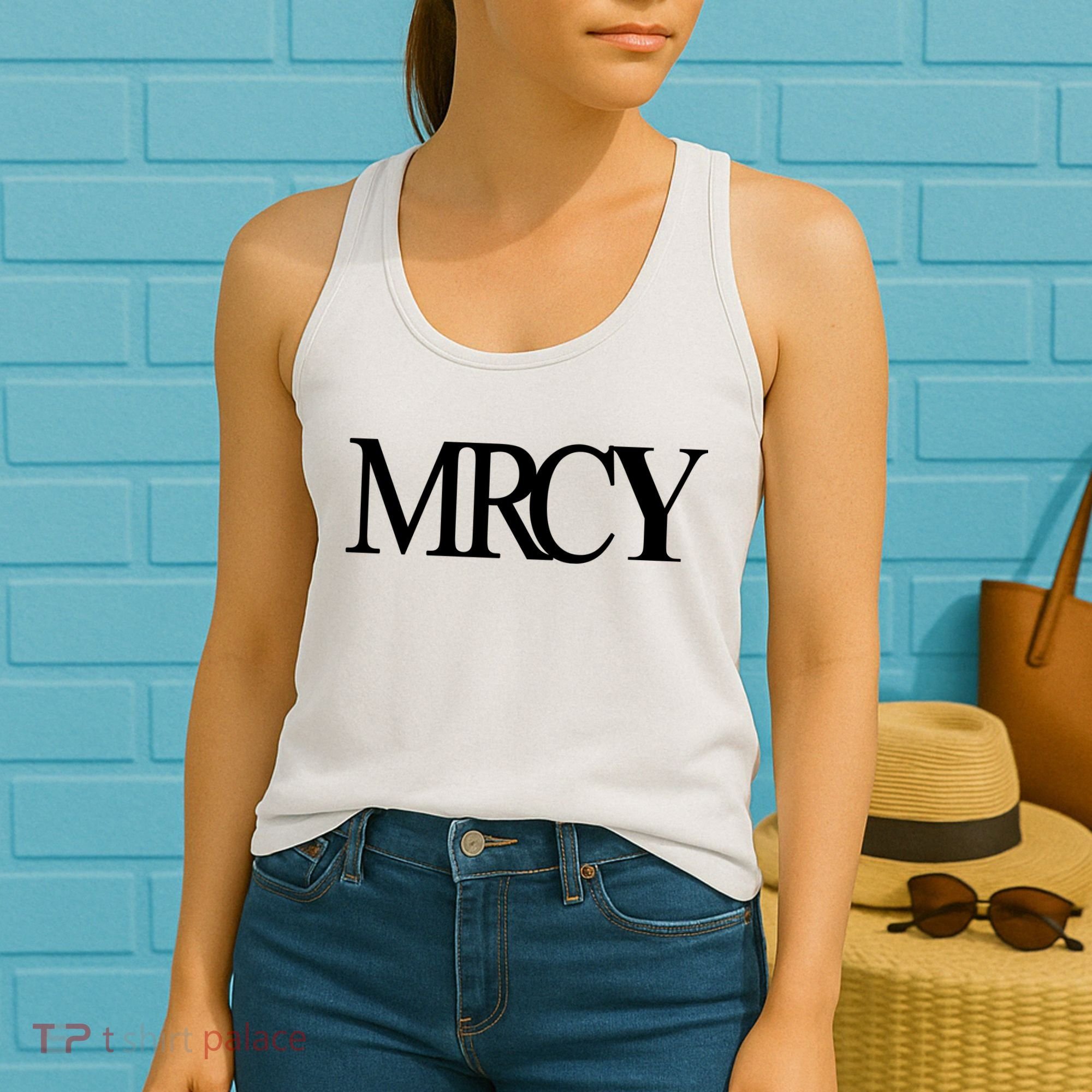 Mercy Christian Worship Words Of Faith Women's Tank Top