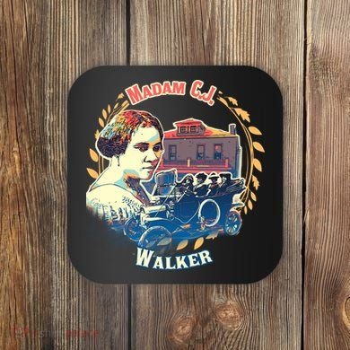 Madam CJ Walker Tribute, Black History, Future Entrepreneur Coaster
