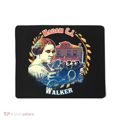 Madam CJ Walker Tribute, Black History, Future Entrepreneur Mousepad