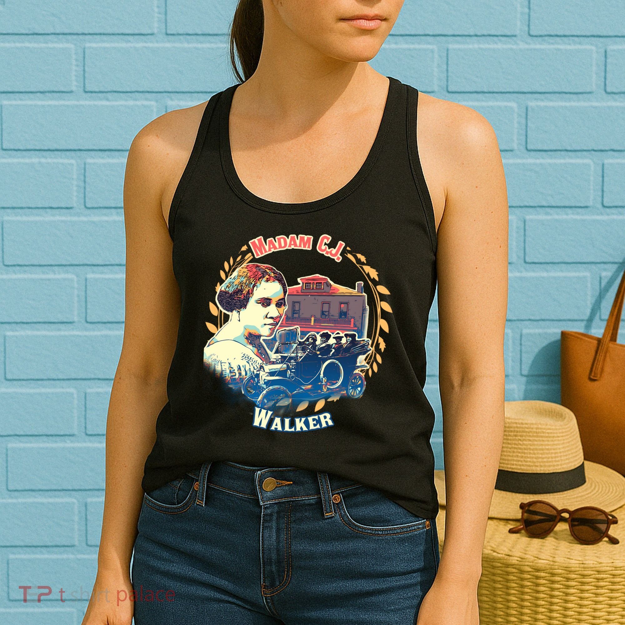 Madam CJ Walker Tribute, Black History, Future Entrepreneur Women's Tank Top
