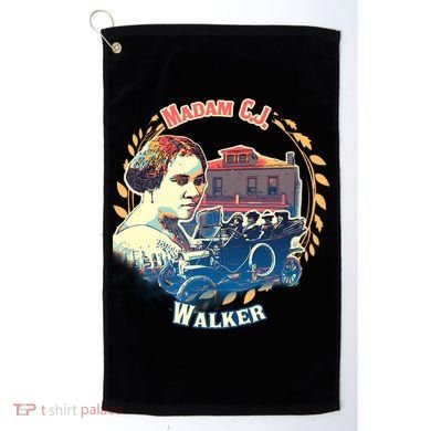 Madam CJ Walker Tribute, Black History, Future Entrepreneur Golf Towel