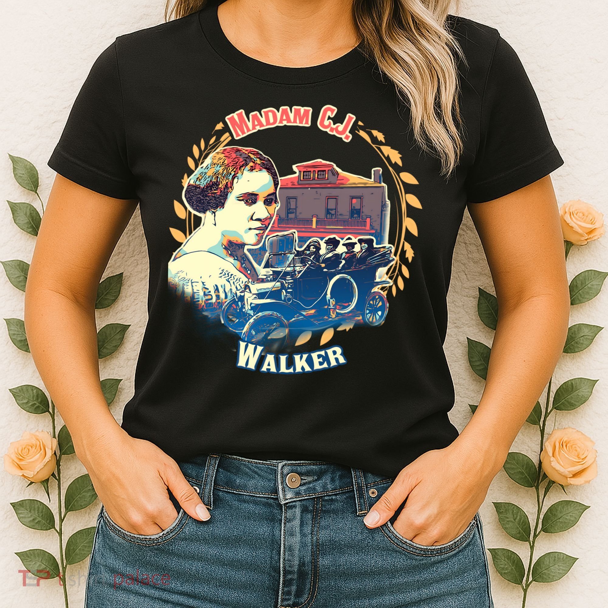 Madam CJ Walker Tribute, Black History, Future Entrepreneur Women's T-Shirt