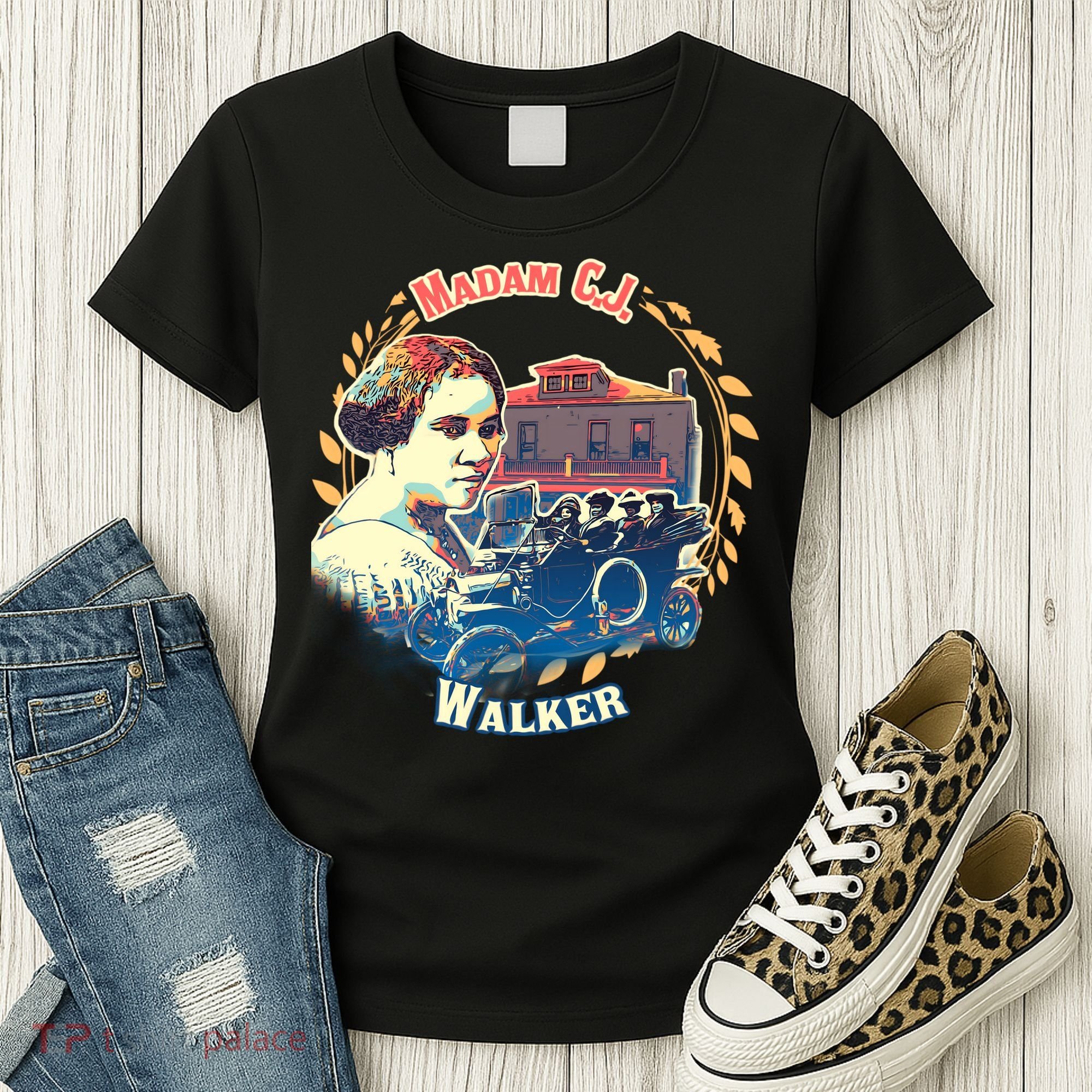 Madam CJ Walker Tribute, Black History, Future Entrepreneur Women's T-Shirt