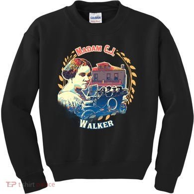 Madam CJ Walker Tribute, Black History, Future Entrepreneur Kids Sweatshirt