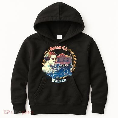Madam CJ Walker Tribute, Black History, Future Entrepreneur Kids Hoodie
