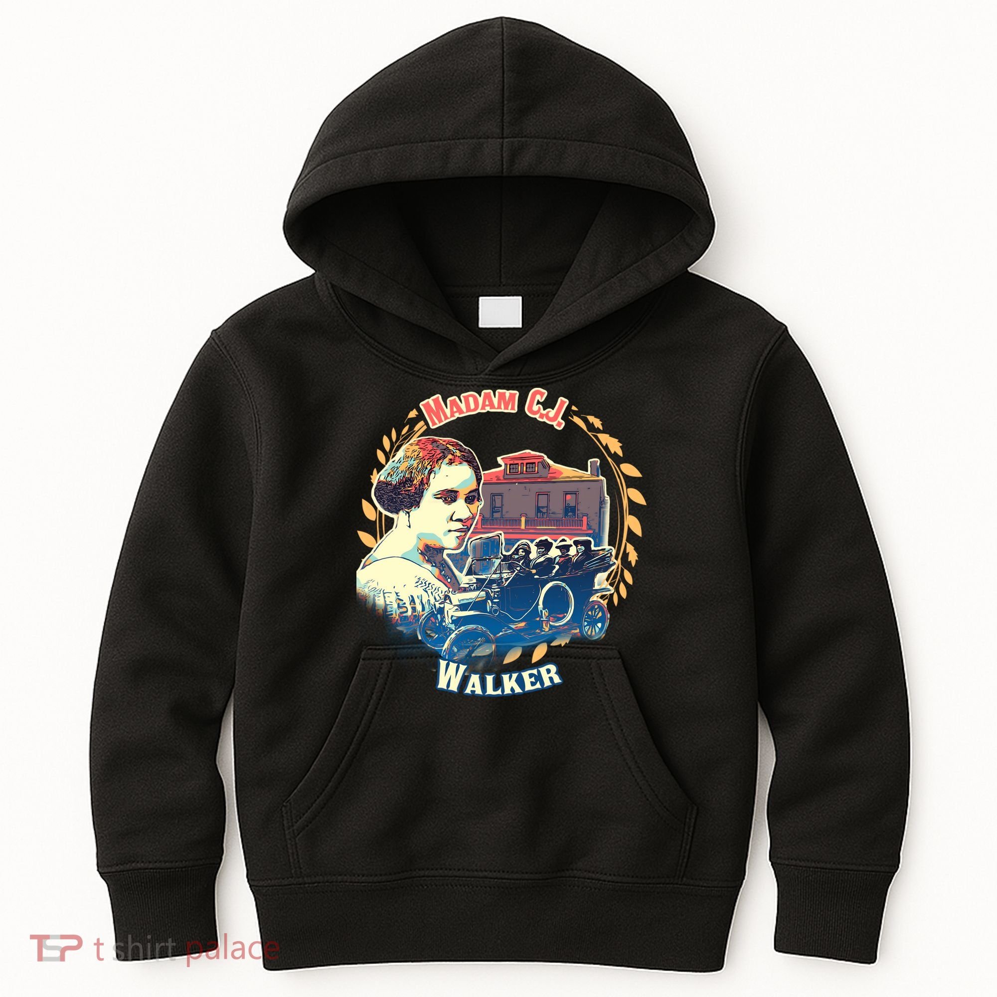 Madam CJ Walker Tribute, Black History, Future Entrepreneur Kids Hoodie