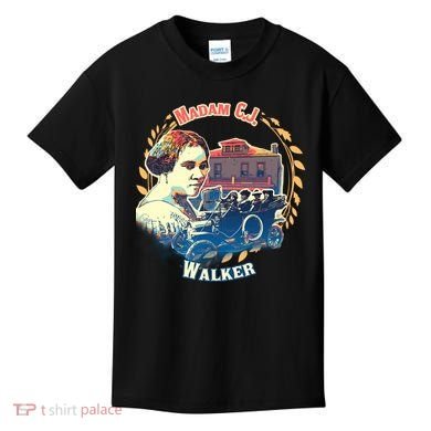 Madam CJ Walker Tribute, Black History, Future Entrepreneur Kids T-Shirt