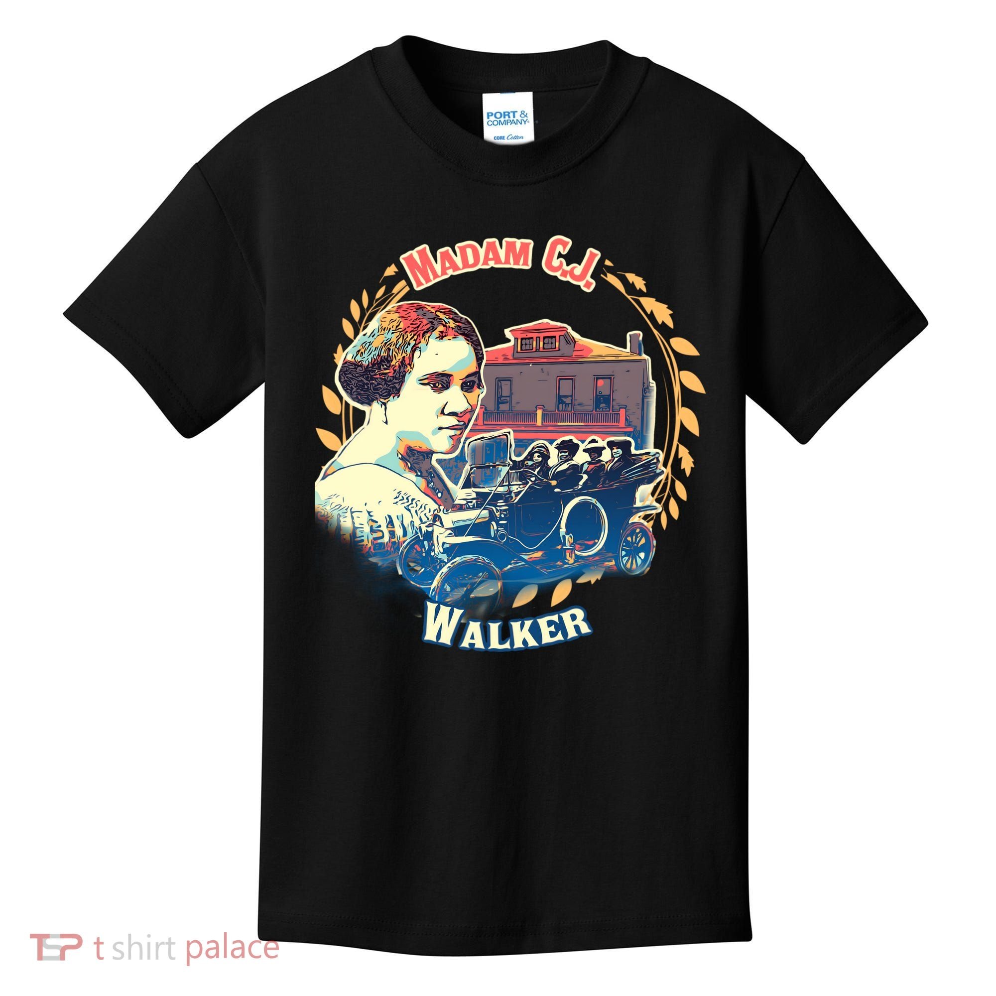 Madam CJ Walker Tribute, Black History, Future Entrepreneur Kids T-Shirt