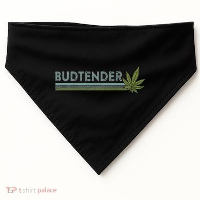 Marijuana Cannabis Weed Dispensary Agent Budtender USA-Made Doggie Bandana