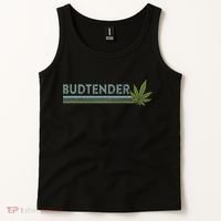 Marijuana Cannabis Weed Dispensary Agent Budtender Tank Top thumb 2