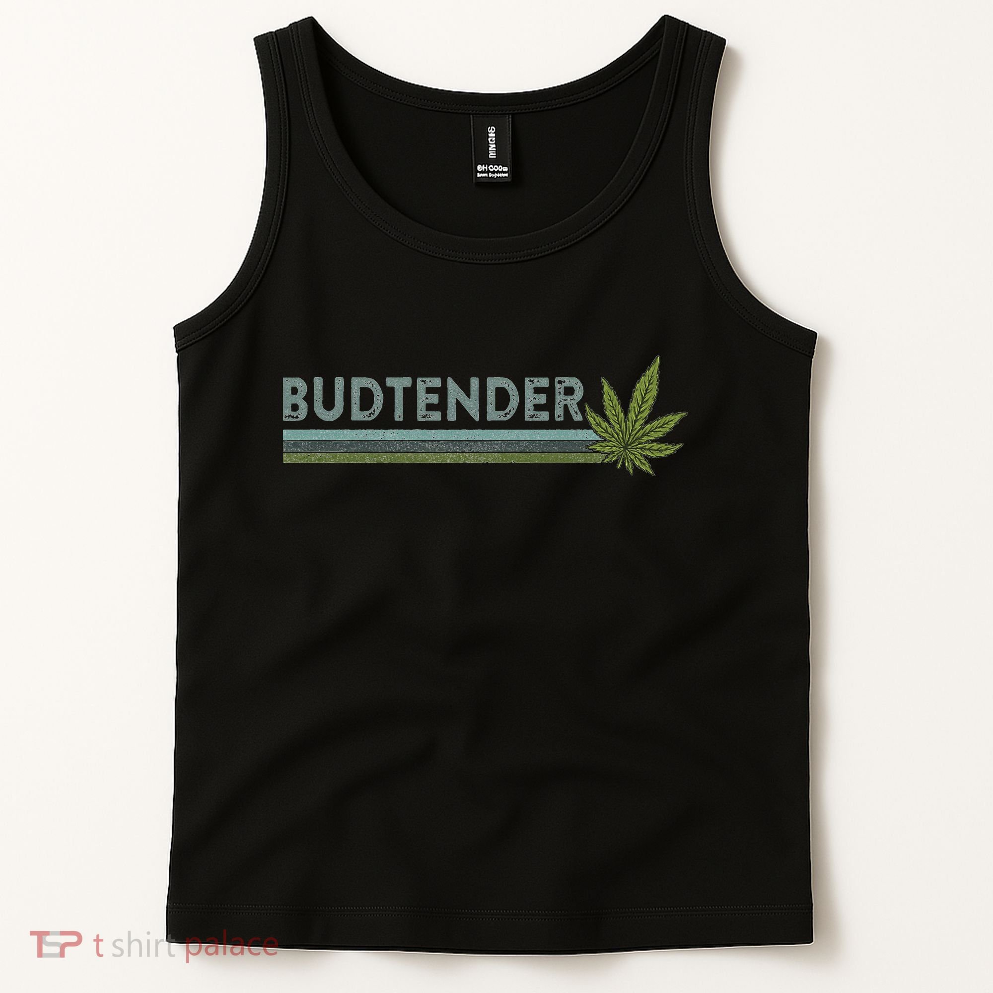 Marijuana Cannabis Weed Dispensary Agent Budtender Tank Top