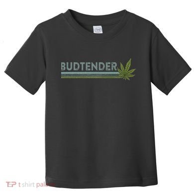 Marijuana Cannabis Weed Dispensary Agent Budtender Toddler T-Shirt