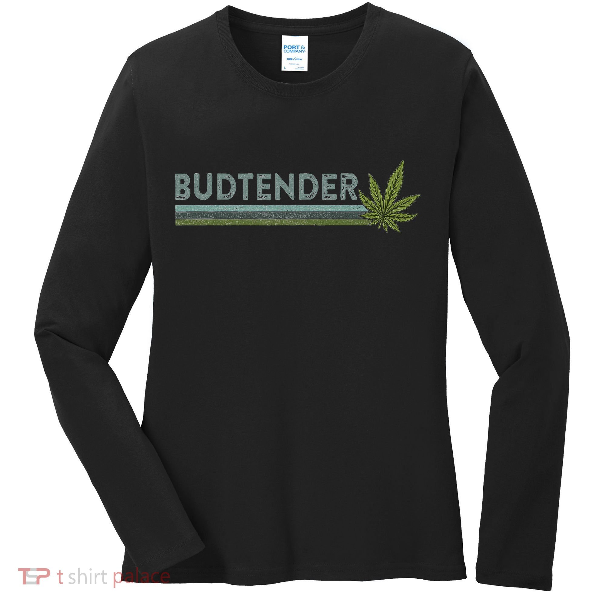 Marijuana Cannabis Weed Dispensary Agent Budtender Women's Long Sleeve Shirt
