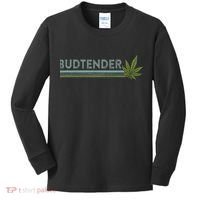 Marijuana Cannabis Weed Dispensary Agent Budtender Kids Long Sleeve Shirt thumb 0