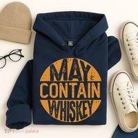May Contain Whiskey Funny Liquor Drinking Hoodie thumb 4
