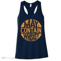 May Contain Whiskey Funny Liquor Drinking Women's Tank Top thumb 0
