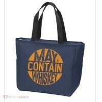 May Contain Whiskey Funny Liquor Drinking Tote Bag thumb 3