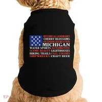 Michigan Characteristic Words Doggie Tank thumb 0