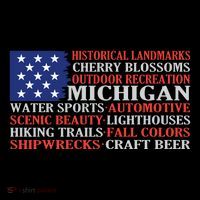 Michigan Characteristic Words Doggie Tank thumb 4