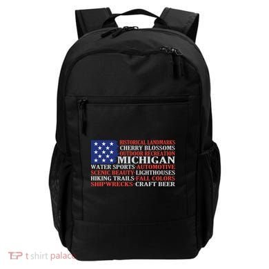 Michigan Characteristic Words Backpack