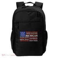 Michigan Characteristic Words Backpack thumb 0