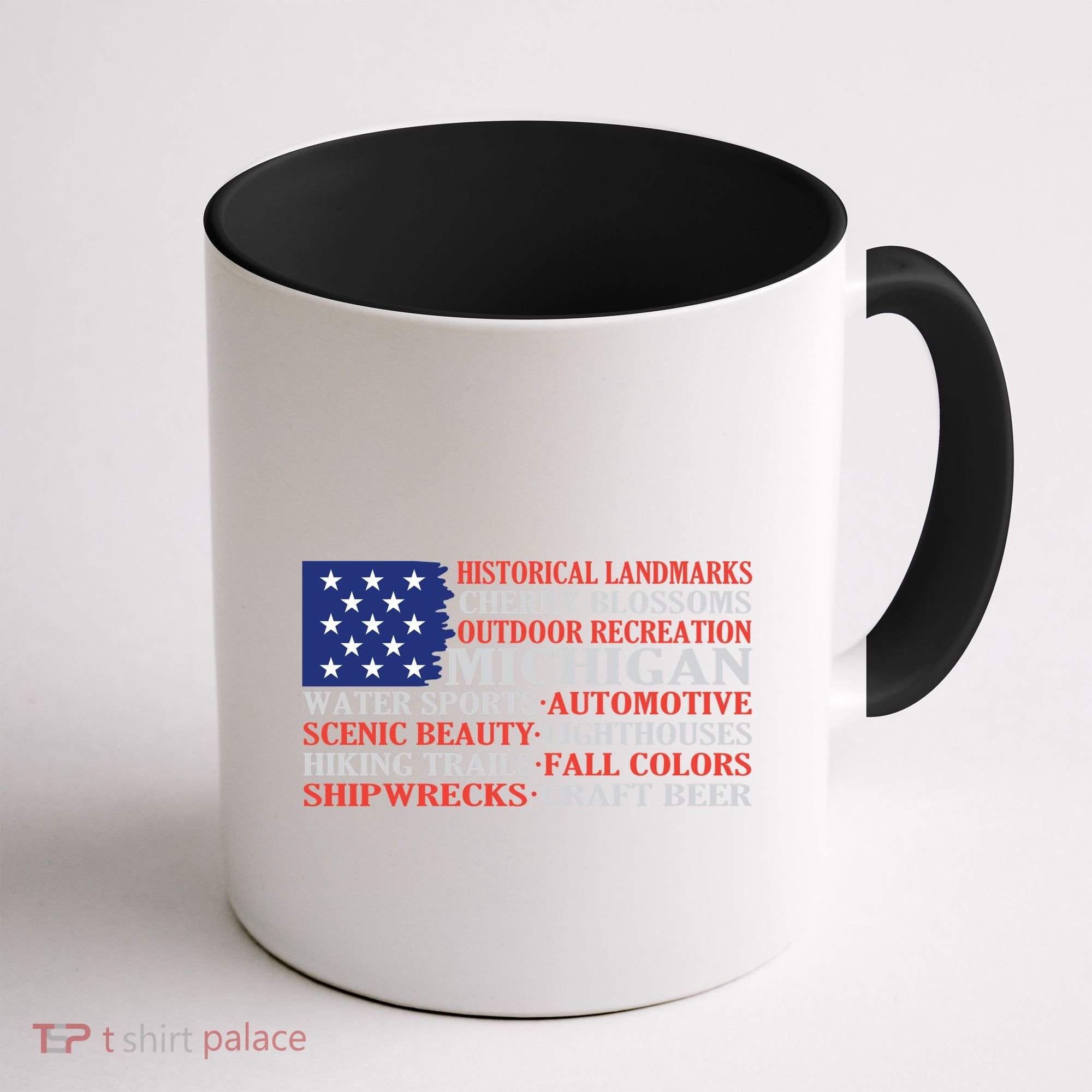 Michigan Characteristic Words Coffee Mug