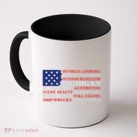 Michigan Characteristic Words Coffee Mug thumb 0