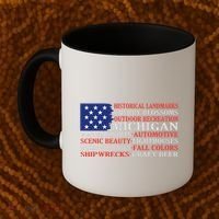 Michigan Characteristic Words Coffee Mug thumb 2