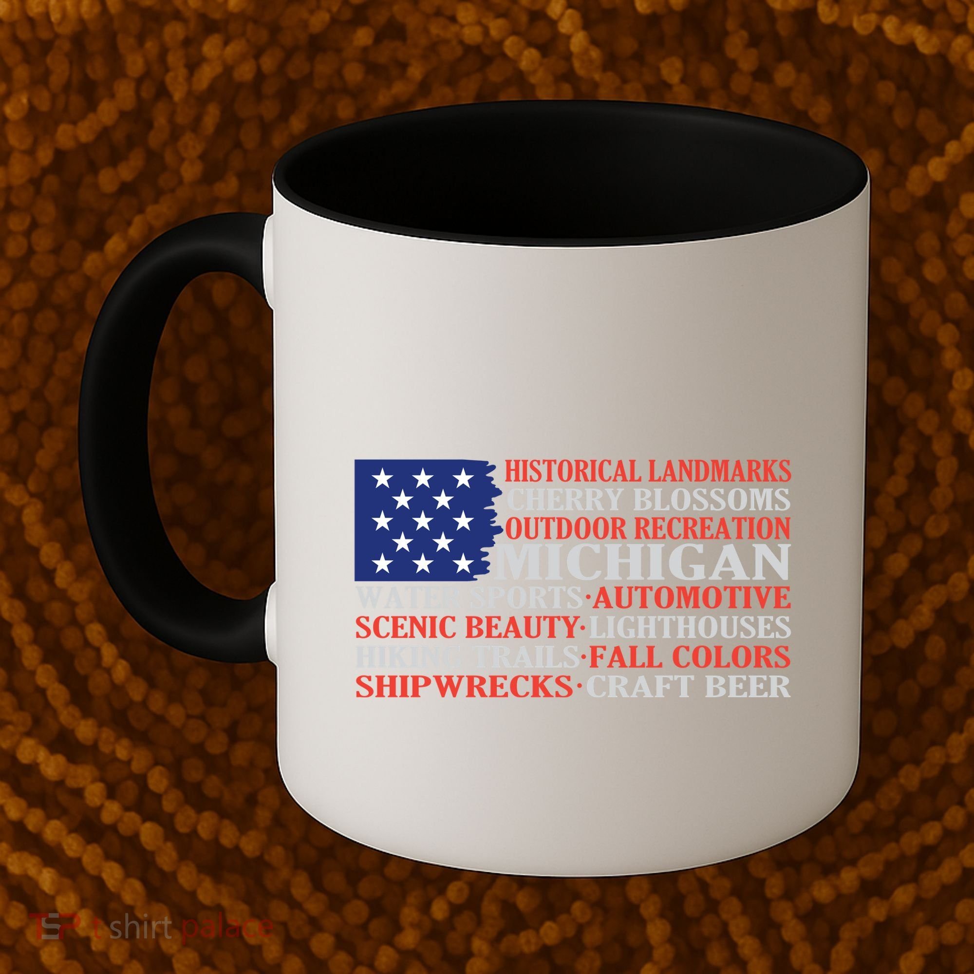 Michigan Characteristic Words Coffee Mug