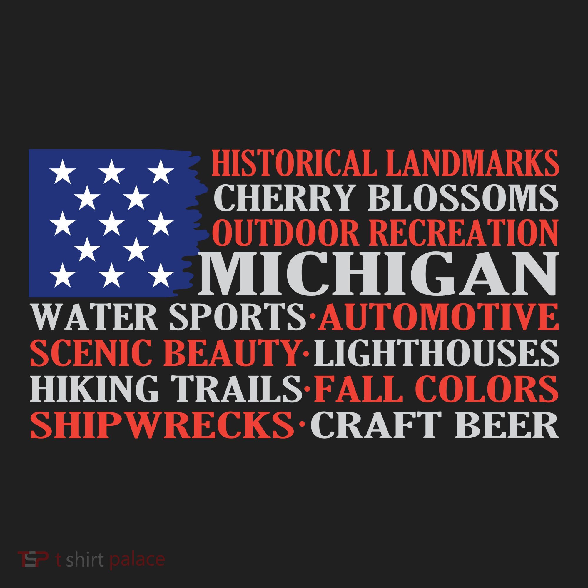 Michigan Characteristic Words Beanie