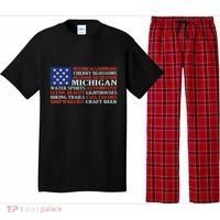 Michigan Characteristic Words Pajama Set thumb 0