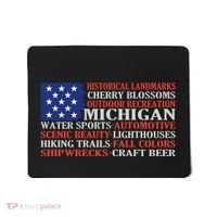 Michigan Characteristic Words Mousepad thumb 0