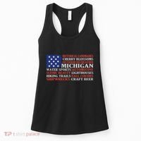 Michigan Characteristic Words Women's Tank Top thumb 0