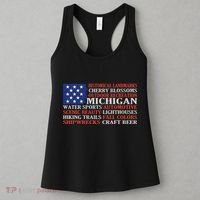 Michigan Characteristic Words Women's Tank Top thumb 3