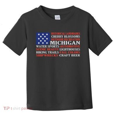 Michigan Characteristic Words Toddler T-Shirt