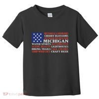 Michigan Characteristic Words Toddler T-Shirt thumb 0
