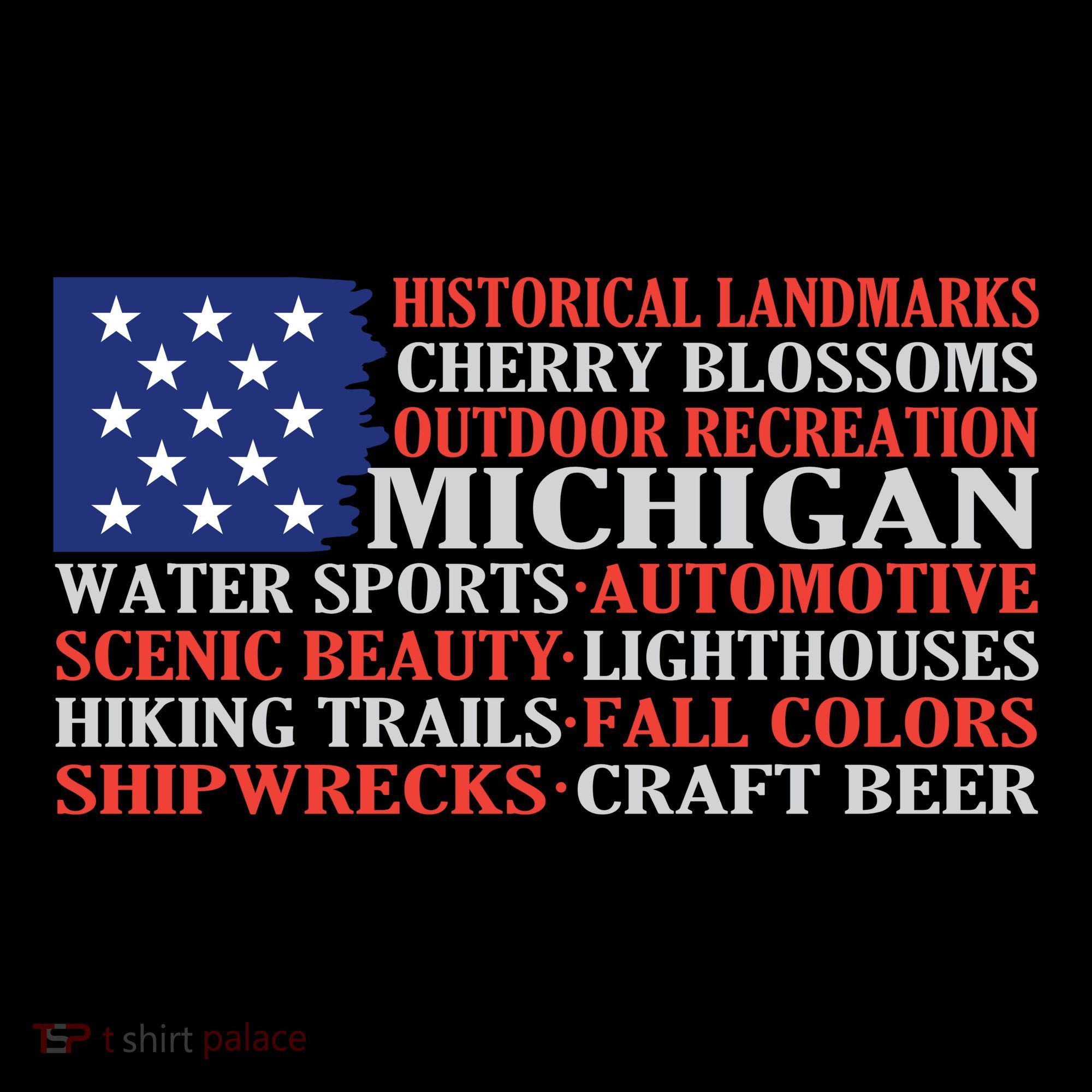 Michigan Characteristic Words Toddler T-Shirt