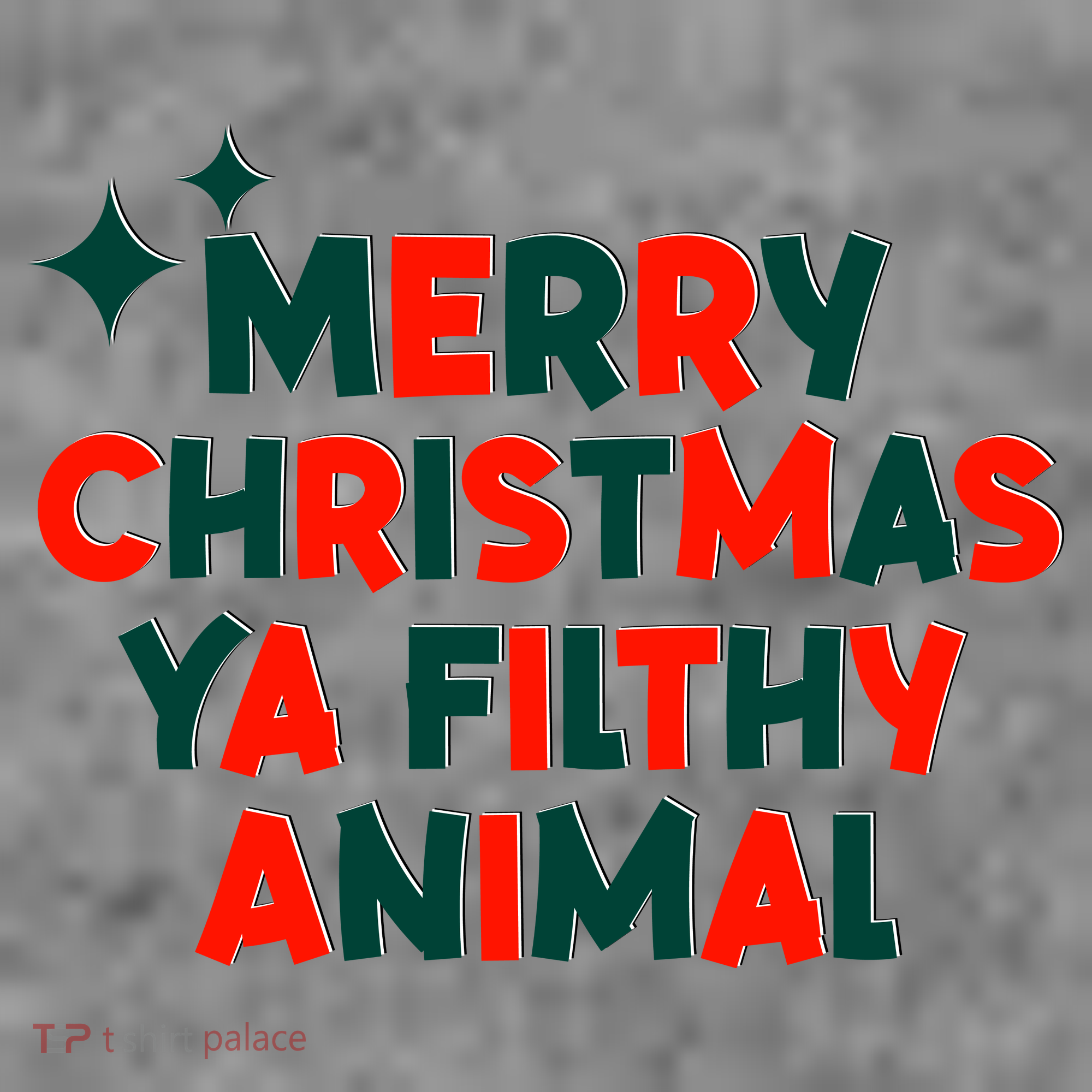 Merry Christmas Ya Filthy Animals Funny Christmas Toddler Hoodie