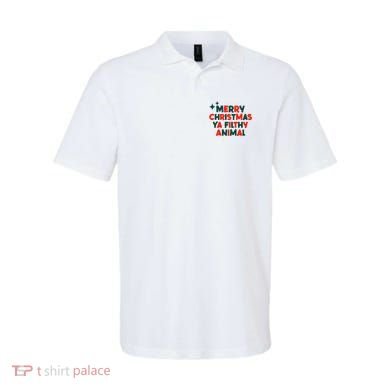 Merry Christmas Ya Filthy Animals Funny Christmas Polo