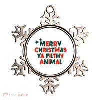 Merry Christmas Ya Filthy Animals Funny Christmas Ornament thumb 0