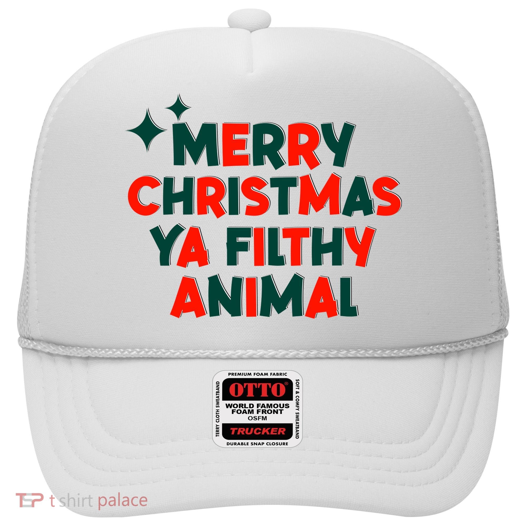 Merry Christmas Ya Filthy Animals Funny Christmas Hat